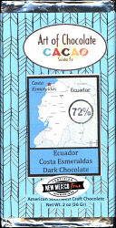 The Art of Chocolate: Cacao Santa Fe - 72% Ecuador Costa Esmeraldas