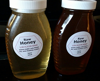 Two jars of Honey, Los Olivos Gold