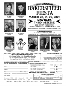 Flyer for Bakersfield Fiesta