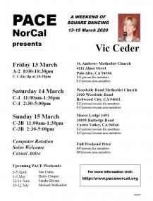 Flyer for PACE Norcal