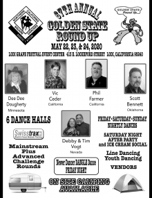 Flyer for Golden State Roundup