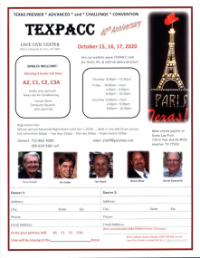 Flyer for TexPACC
