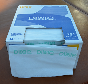Dixie disposable foodservice towel