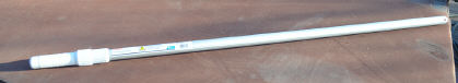 Pole, telescoping, aluminum