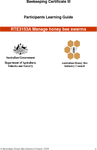 Manage honey bee swarms