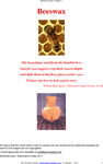 Beeswax: Production, Properties Composition and Control