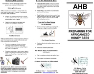 Preparing for Africanized Honey Bees