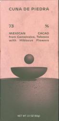 73% Mexican Cacao from Comalcalco, Tabasco with Hibiscus Flowers (Cuna de Piedra)