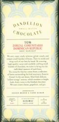 Dandelion - Zorzal Comunitario Dominican Republic 70% (2021 Harvest)