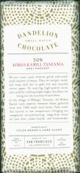 Dandelion - Kokoa Kamili, Tanzania 70% (2021 Harvest)