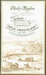 Dick Taylor Chocolate - Quinoa Crunch Milk Chocolate 55%