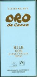 Oro de Cacao - Milk 60% Ghana