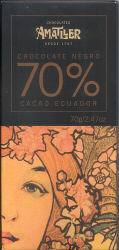 Chocolate Negro 70% Cacao Ecuador (Amatller)