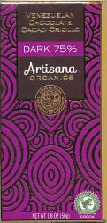Venezuelan Criollo Cacao Dark 75% (Artisana Organics)