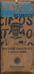 Askinosie - San Jose Del Tambo Ecuador 70% + Cocoa Nibs