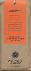 Askinosie - Zingerman's Dark Chocolate + Crunchy Sugar Crystals & Vanilla Bean