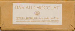 Bar au Chocolat - Turrialba, Cartago Province, Costa Rica 72%