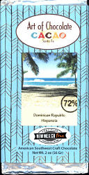 The Art of Chocolate: Cacao Santa Fe - 72% Dominican Republic Hispanola