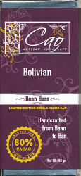 Cao Artisan Chocolate - Bolivian 80%