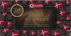 Carletti - Mørk Kæmpeplade 70%