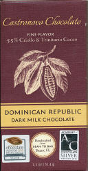 Castronovo - Dominican Republic Duarte Dark Milk 55%