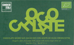 Organic Dark Chocolate with Extra Virgin Olive Oil (ChocoLate Orgániko)