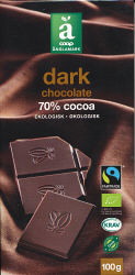 Coop Änglamark - Dark Chocolate 70%