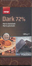 Coop Änglamark - Dark Chocolate 72%