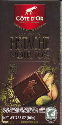 Pistache Noir 70% (Côte d'Or)