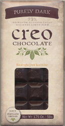 Creo Chocolate - Purely Dark 73% Heirloom Ecuador Cacao Hacienda Limon Farm