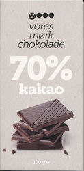 Dansk Supermarked A/S - Vores Mørk Chokolade 70%
