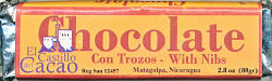 Chocolate With Roasted Cacao Nibs (El Castillo del Cacao)