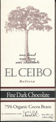 El Ceibo - Fine Dark Chocolate 75%