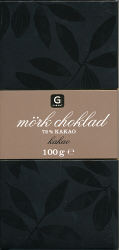 Garant - Mörk Choklad 72%