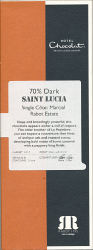 Hotel Chocolat - 70% Dark Saint Lucia Single Côte: Marcial Rabot Estate