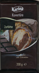 Karina - Kuvertüre Zartbitter