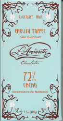 L'Amourette - English Toffee Dark Chocolate 72%