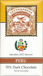 Letterpress - Marañón 2015 Harvest Peru 70%