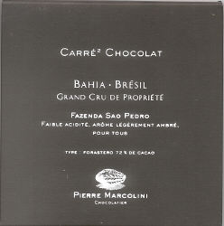 Bahia - Brésil (Pierre Marcolini)
