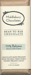70% Balinese (Middlebury Chocolates)
