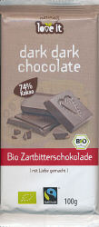 Naturally Love It - Dark Dark Chocolate 74%