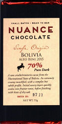 Bolivia Alto Beni 2015 70% (Nuance)