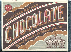 Olive & Sinclair Chocolate Co. - 67% Southern Artisan Chocolate
