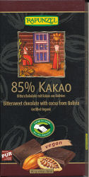 Rapunzel - 85% Kakao (aus Bolivien)