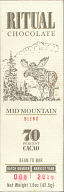 Ritual Chocolate - Mid Mountain Blend 70%