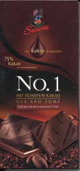 Sarotti - No. 1 São Tomé 75% Edelbitter mit Kakaosplittern