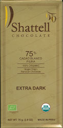 Cacao Blanco Piura 75% (Shattell)