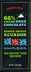 Trader Joe's - 65% Cacao Dark Chocolate Single Origin Ecuador