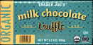 Trader Joe's - Organic Milk Chocolate Truffle