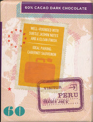 Trader Joe's - Peru 60% (Single Origin Chocolate Passport series)